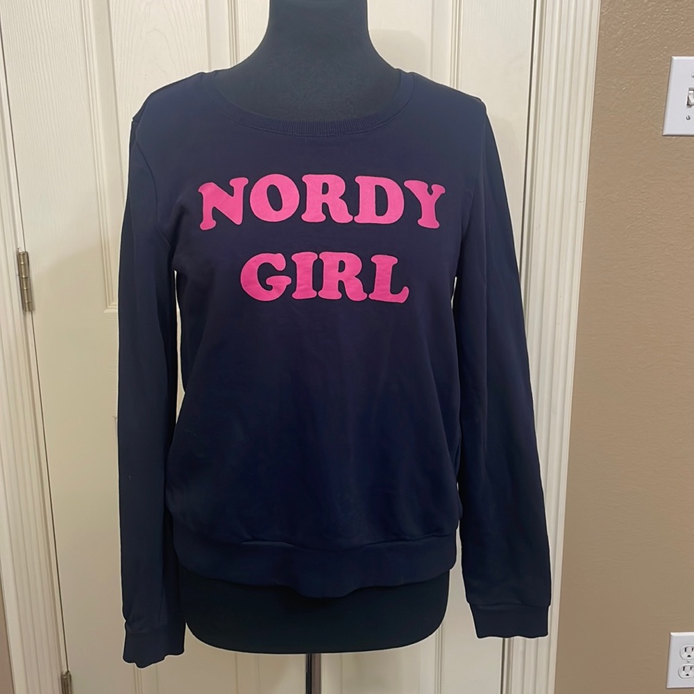 1901 NORDY GIRL blue sweatshirt